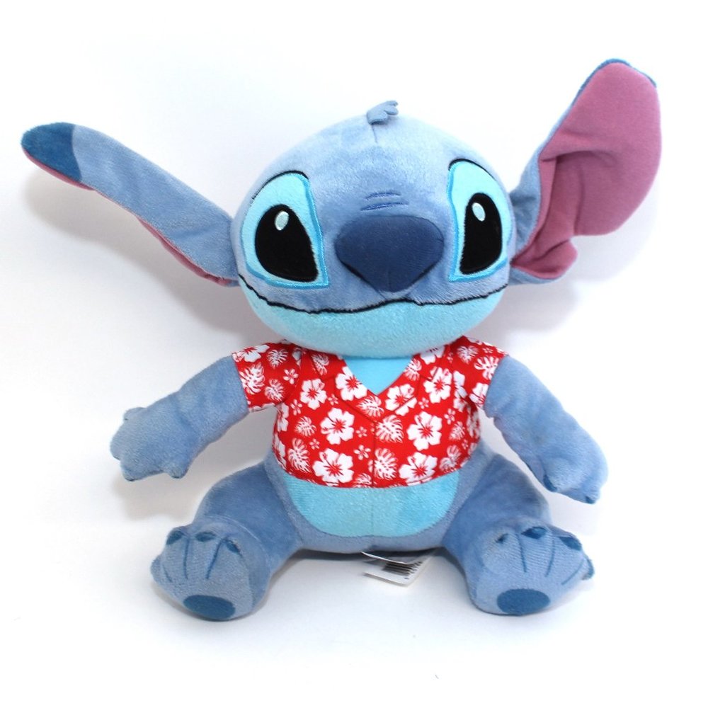 Disney Store Stitch Plush 11" Aloha Plush Lilo & Stitch